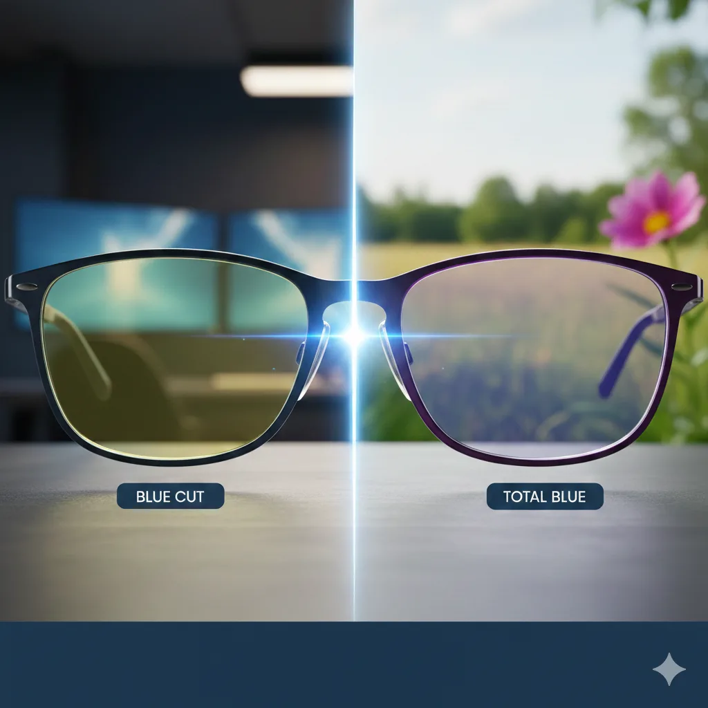 بلوکات (Blue Cut)؛ اقتصادی و محافظ شب چیکار می‌کنه؟ مثل یک دیوار عمل می‌کنه و تمام نور آبی (مفید و مضر) رو قیچی می‌کنه. ظاهر: تصویر رو کمی زرد می‌کنه. مناسب برای: کسانی که فقط شب‌ها با گوشی کار می‌کنن یا بودجه کمی دارند.