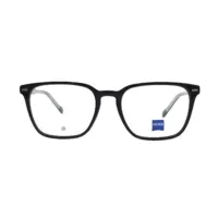 نمای نزدیک فریم سرمه‌ای ZEISS ZS24549 با جزئیات دقیق